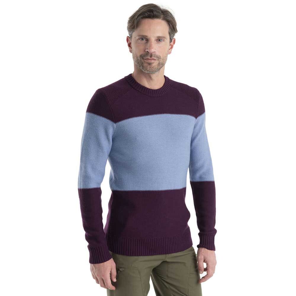 

Свитер Icebreaker Waypoint Merino Crew Neck, фиолетовый