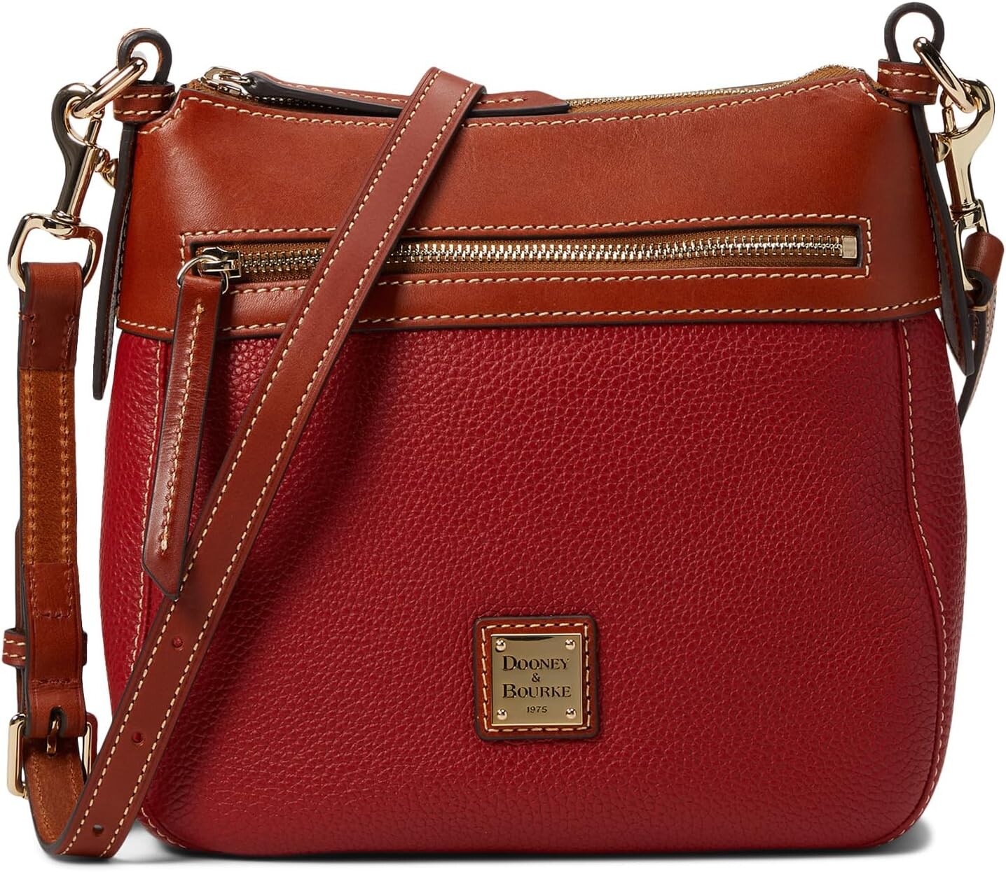 Сумка Pebble Crossbody Key Item Dooney & Bourke, красный кошелек dooney