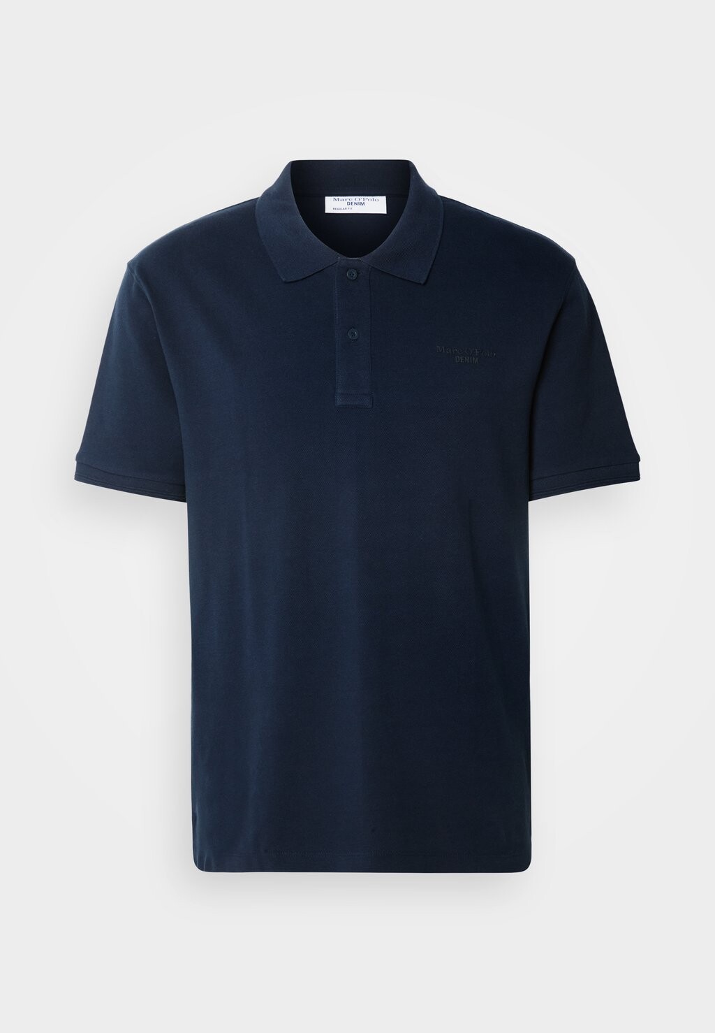 

Рубашка-поло Logo Print Marc O'Polo DENIM, темно-синяя