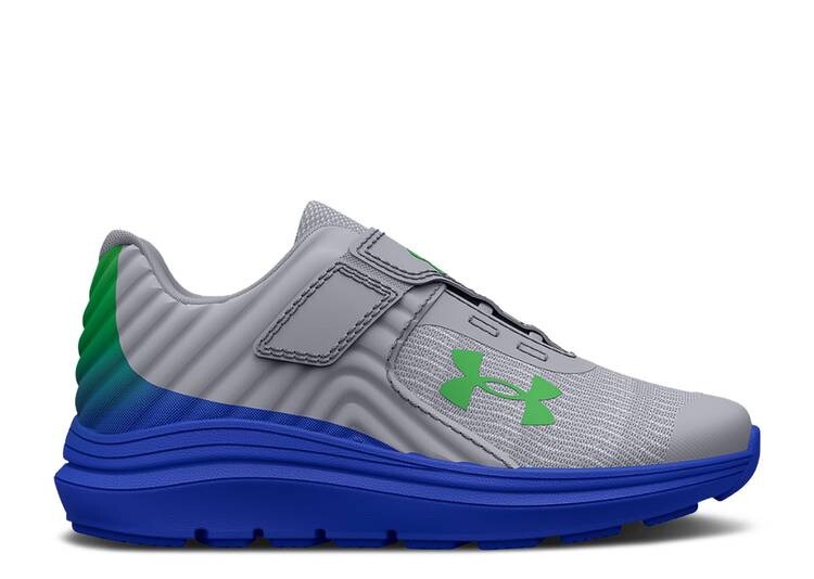 

Кроссовки Under Armour OUTHUSTLE PRINTED TD 'MOD GREY VERSA BLUE', серый