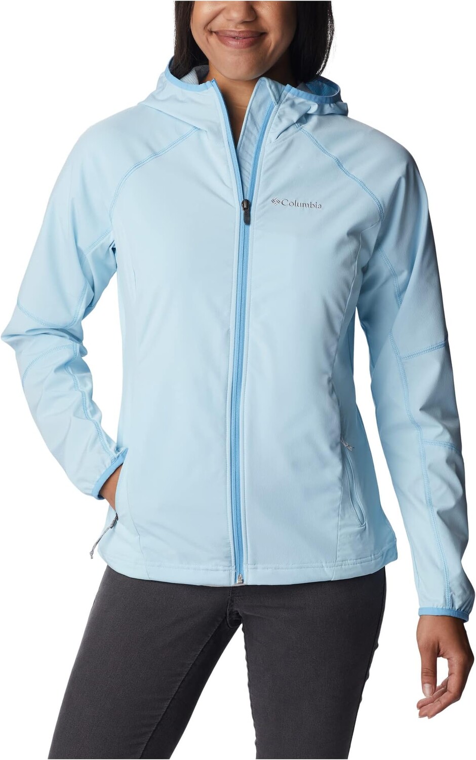 

Толстовка Sweet As Softshell Hoodie Columbia, цвет Spring Blue