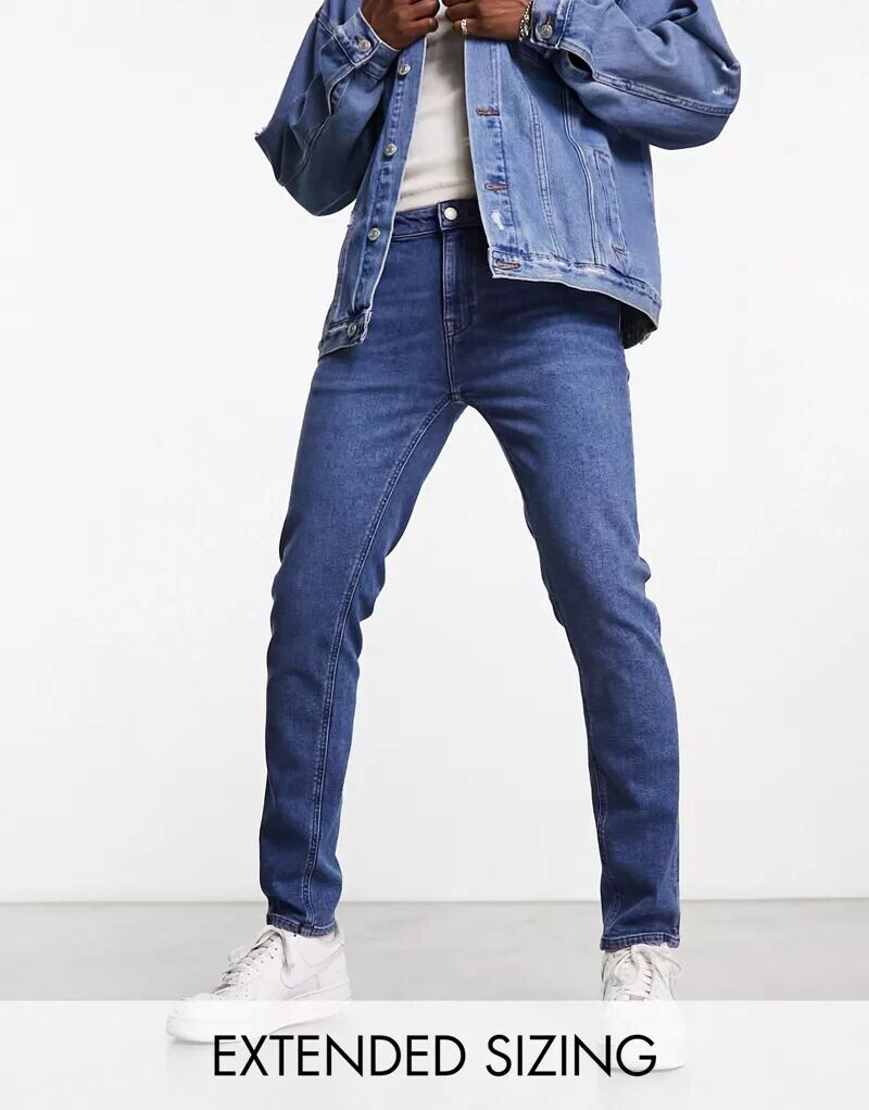 

Голубые джинсы скинни ASOS