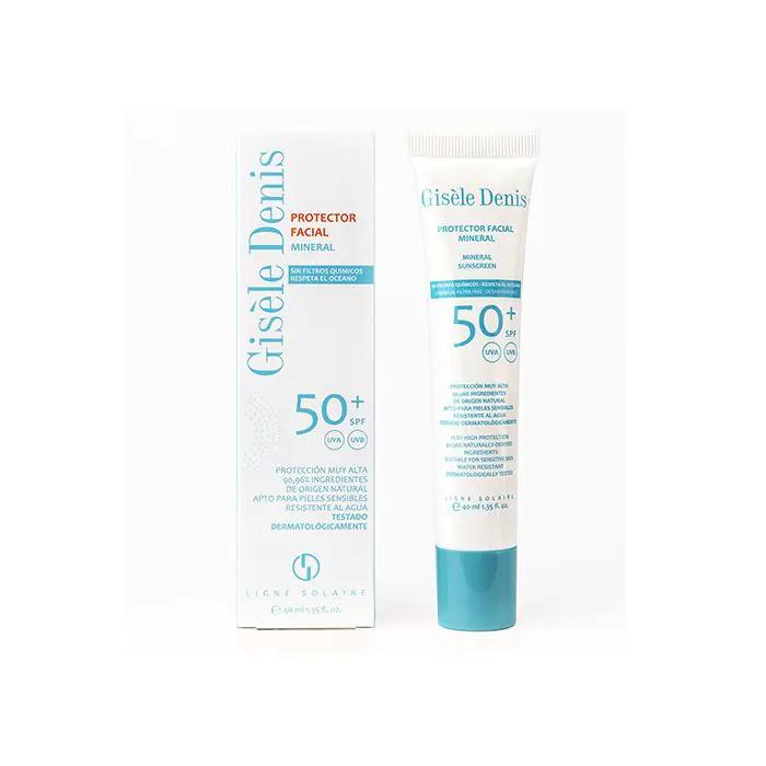

Солнцезащитный крем protector facial mineral spf 50+ Gisele Denis, объем 40 мл