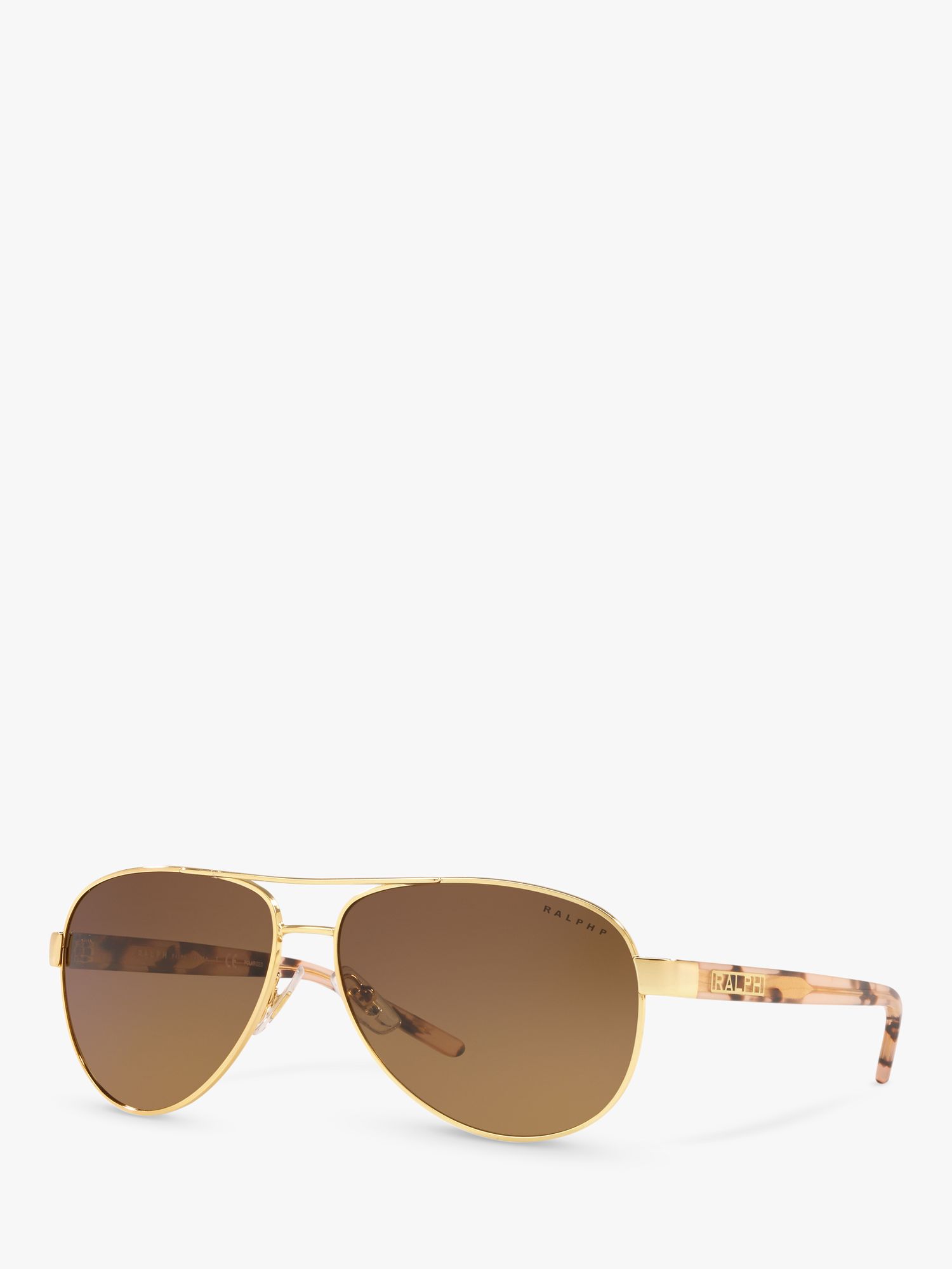 Женские солнцезащитные очки-авиаторы Ralph Lauren RA4004, золотисто-коричневые цена и фото