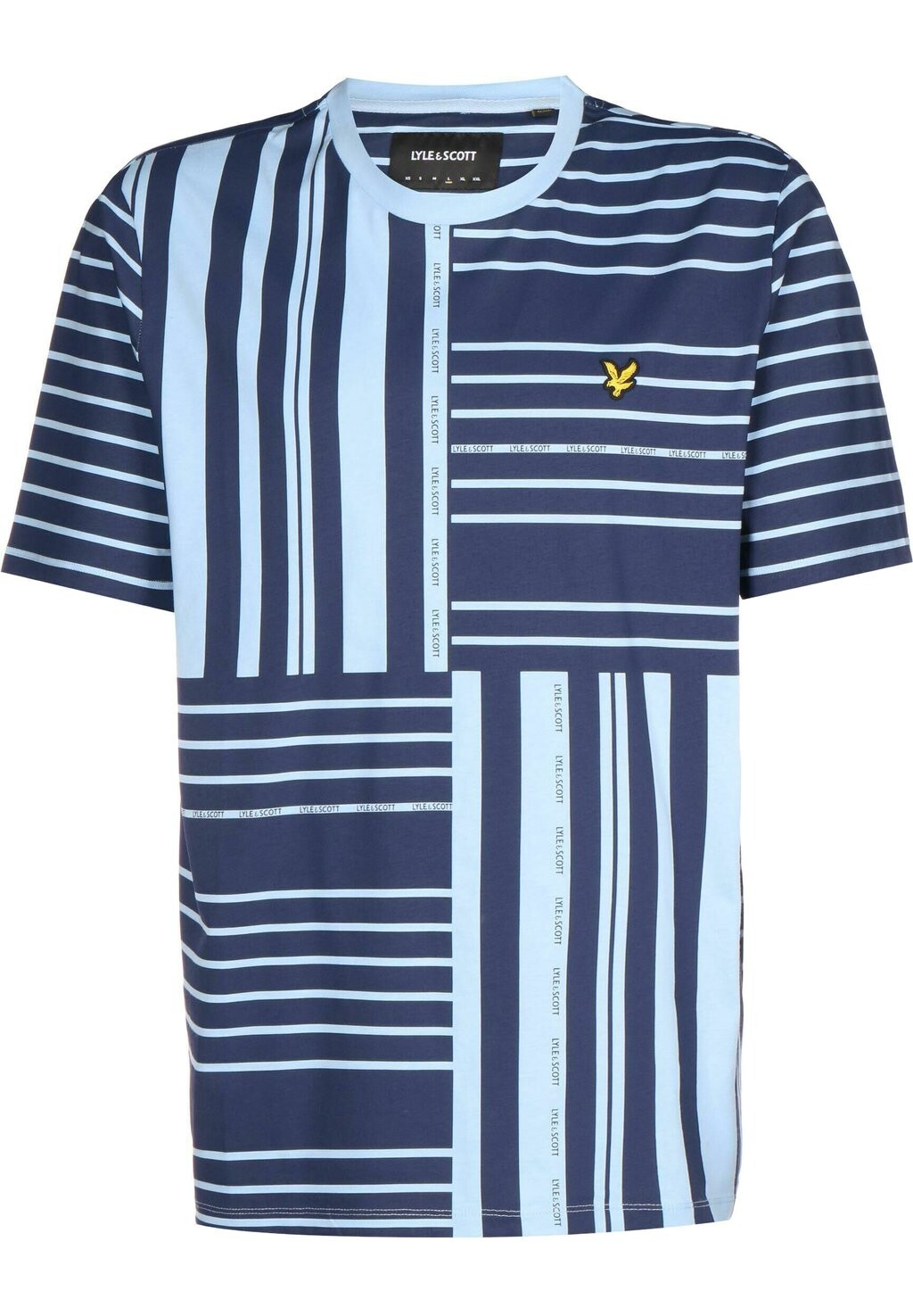 

Футболка с принтом Lyle & Scott, синий