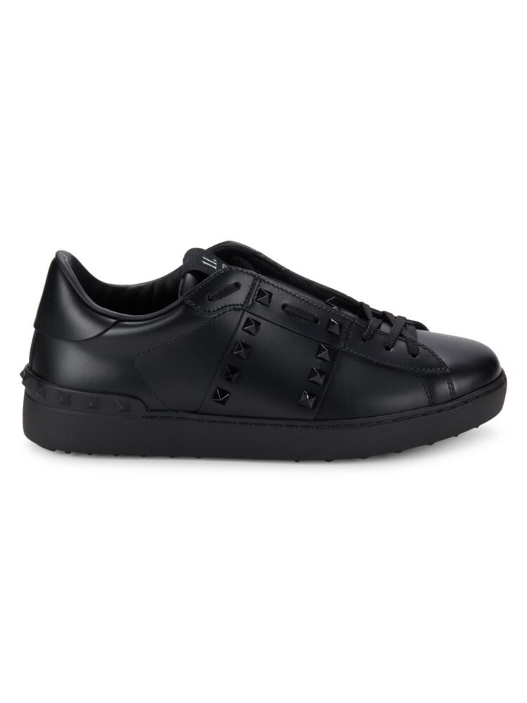 

Кожаные кроссовки Rockstud Valentino Garavani, черный