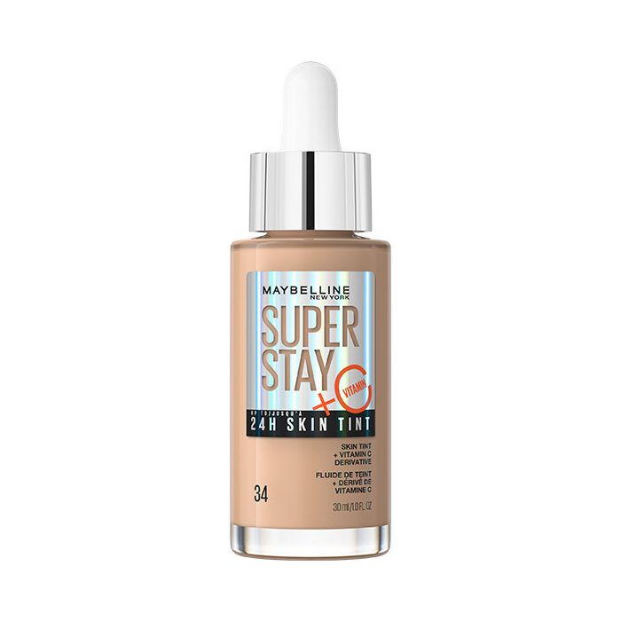 Набор косметики SuperStay Skin Tint + Vitamina C 24h base de maquillaje Maybelline New York, 34 минеральный тинт lavera mineral skin tint 27 мл