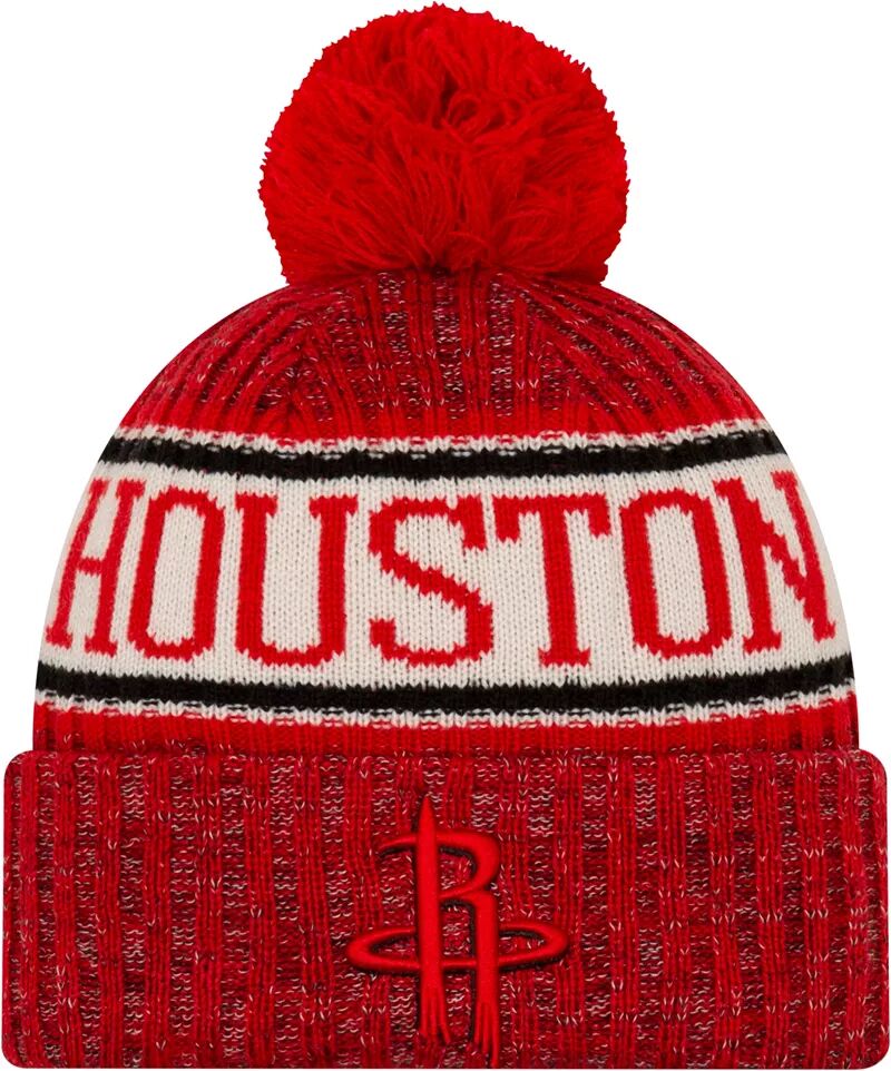 Мужская спортивная вязаная шапка New Era Houston Rockets мужская спортивная вязаная шапка new era milwaukee bucks