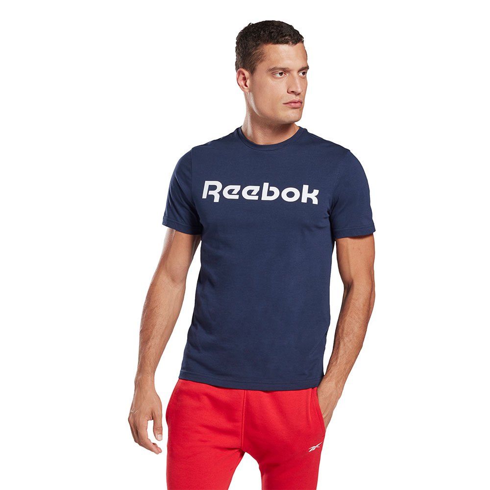 Футболка с коротким рукавом Reebok Graphic Series Linear Read, синий