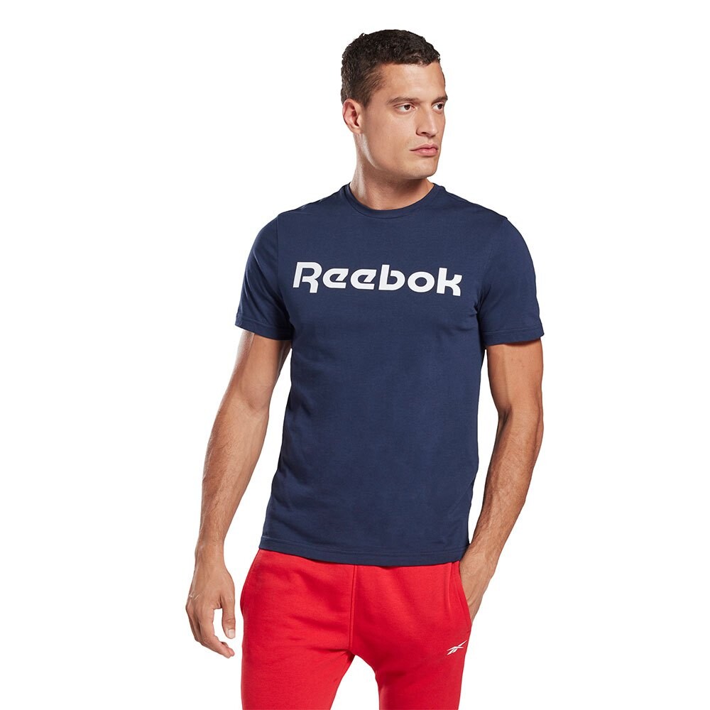 

Футболка с коротким рукавом Reebok Graphic Series Linear Read, синий