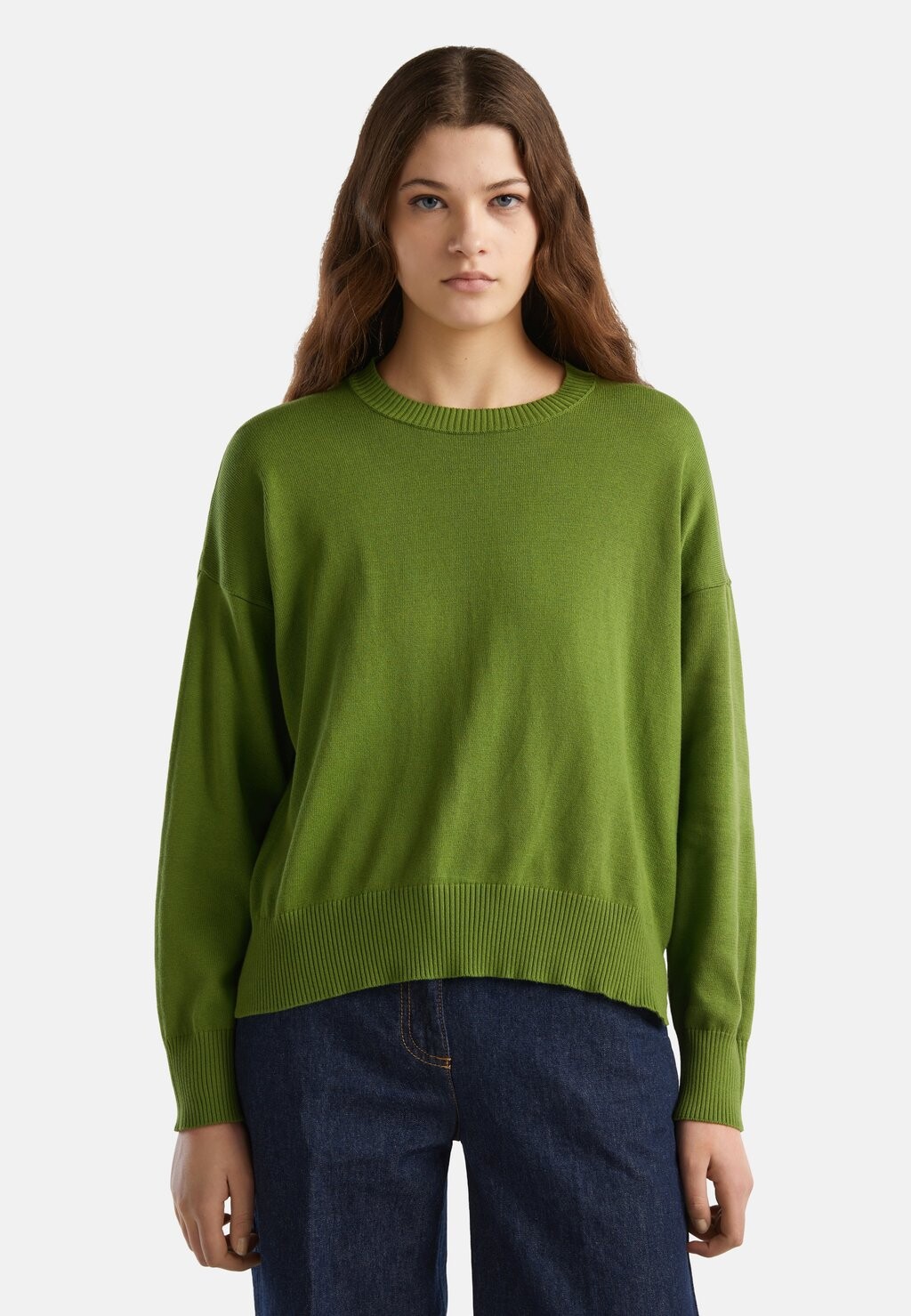 

Джемпер FIT BOXY United Colors of Benetton, зеленый