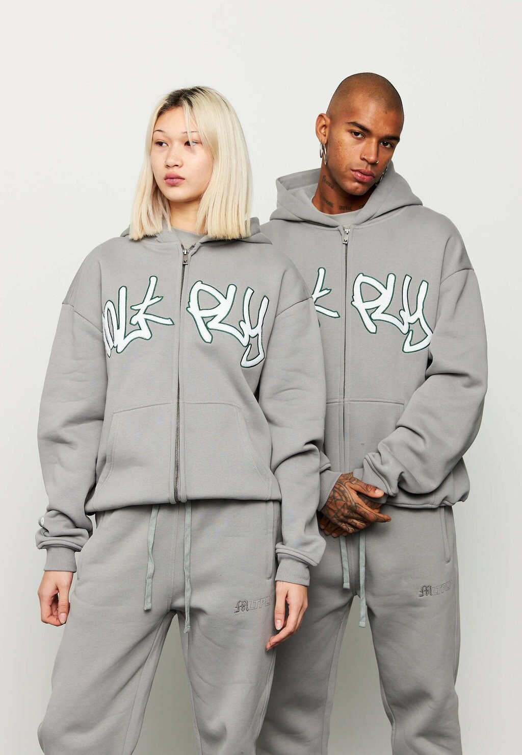 

Толстовка на молнии Multiply Apparel, лунный туман
