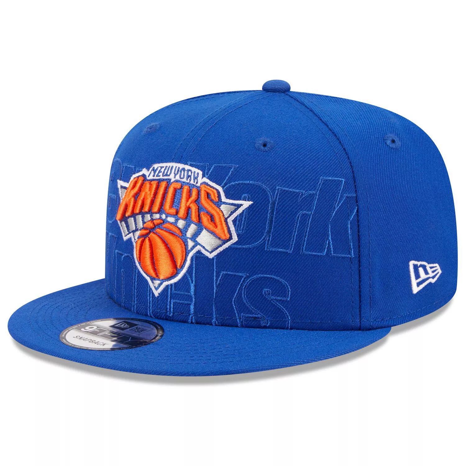 Мужская синяя бейсболка New Era New York Knicks NBA Draft 9FIFTY 2023 футболка мужская new era nba photographic chibul белый