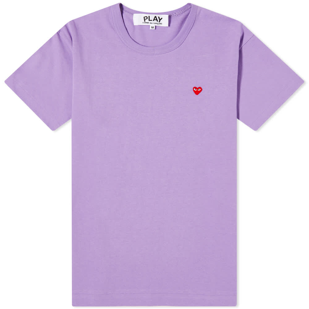 

Футболка Comme des Garçons Play с маленьким красным сердечком, фиолетовый