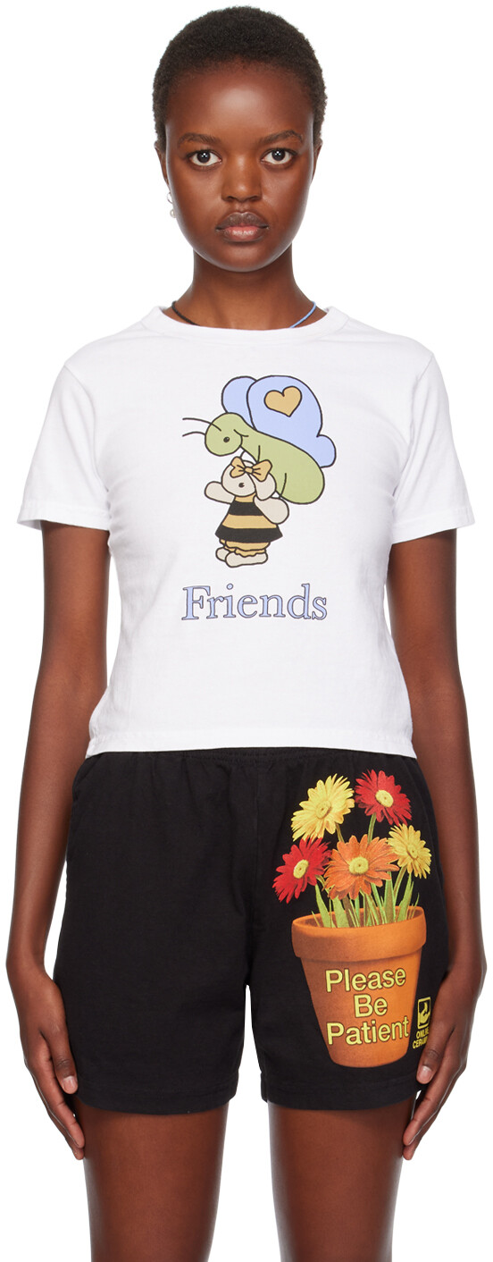 

Интернет-керамика Белая футболка Friends Online Ceramics, Белый