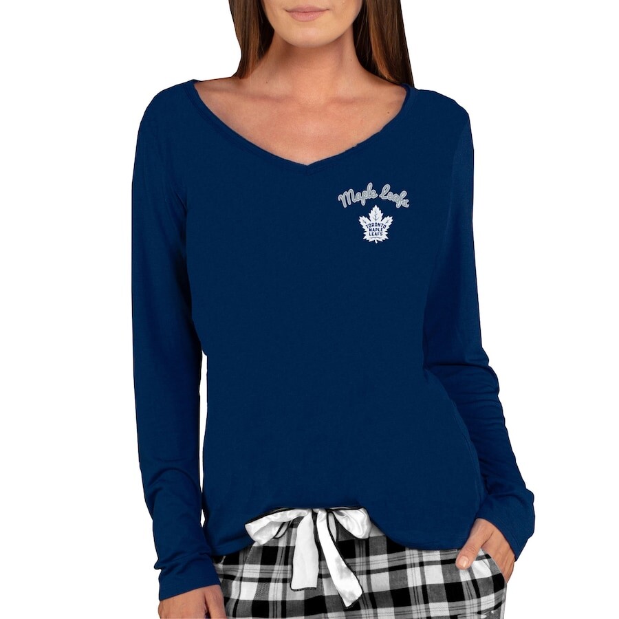 

Футболка с длинным рукавом Concepts Sport Toronto Maple Leafs, нави