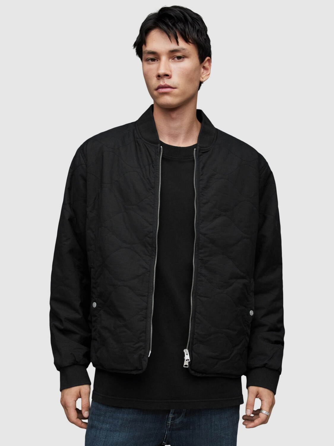 

Куртка Vesco с длинными рукавами AllSaints, черный