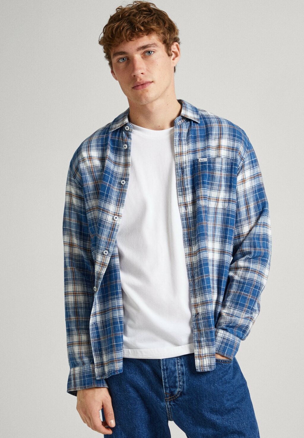 

Рубашка PITTSBURG Pepe Jeans, цвет indigo blue