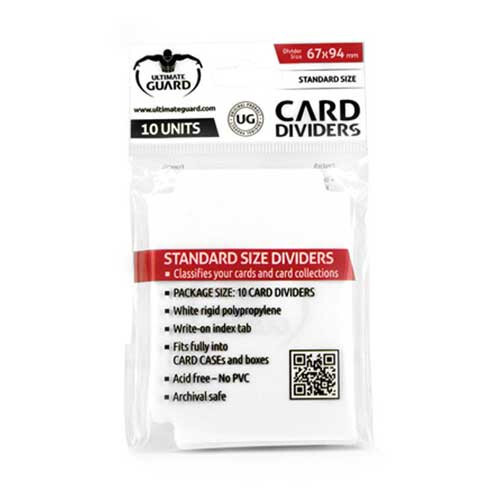 

Карточная игра Ultimate Guard Ultimate Guard Standard Size Card Dividers: White