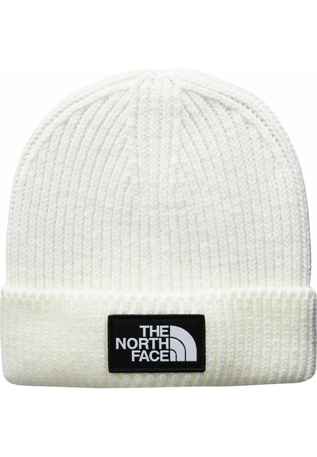 

Шапка Cuffed Box Logo The North Face, цвет gardenia white