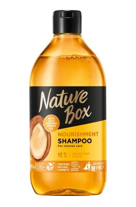 Nature Box Argan шампунь, 385 ml nature box men walnut oil 3in1 шампунь 385 ml