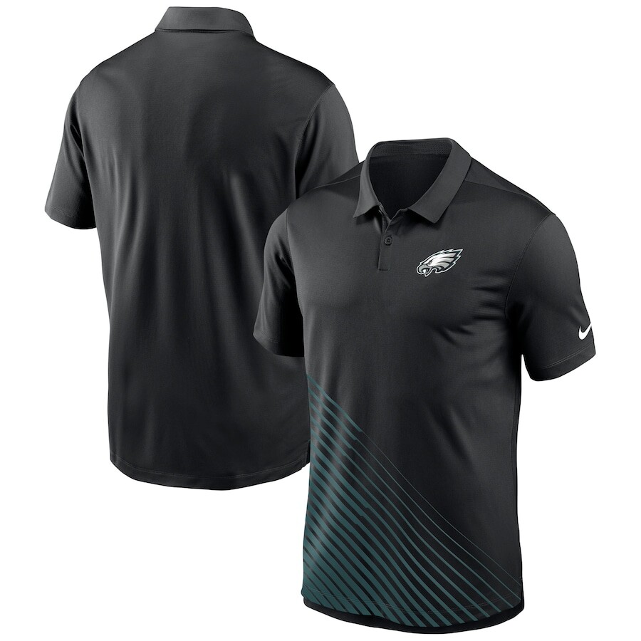 

Поло с коротким рукавом Nike Philadelphia Eagles, черный
