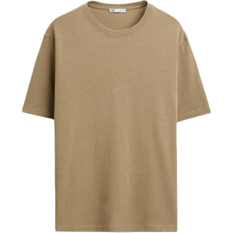 

Футболка мужская хаки Zara, хаки