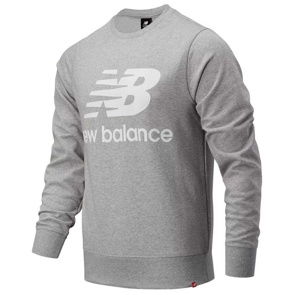

Толстовка New Balance Essentials Logo Crew, серый