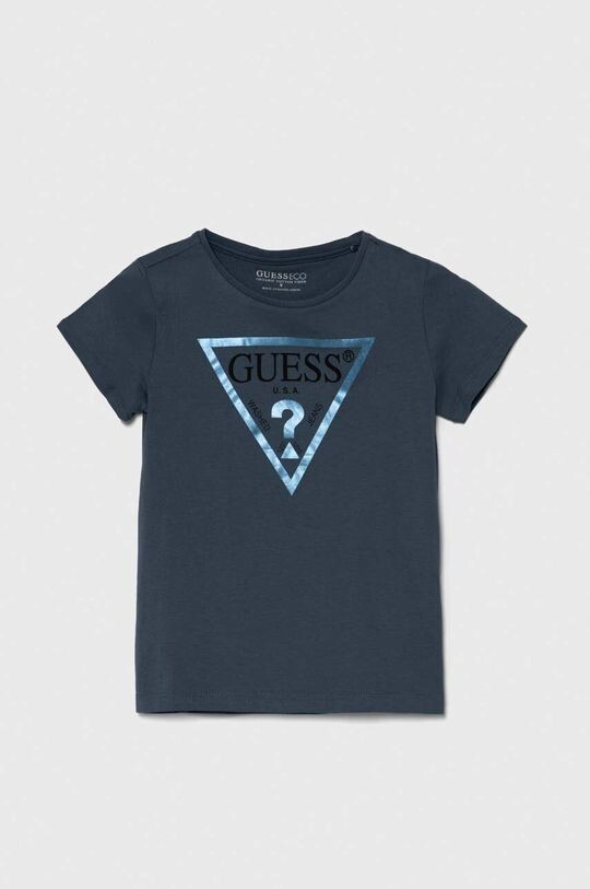 

Guess Детская хлопковая футболка, синий