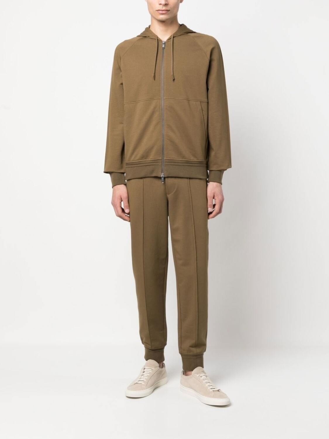 

Худи на молнии Zegna, зеленый