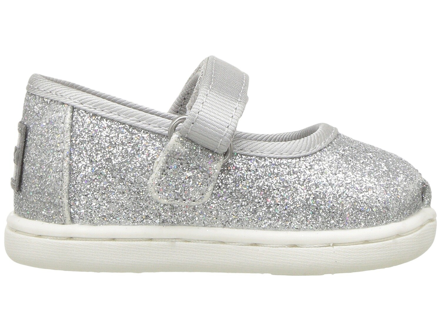 

Обувь на низком каблуке TOMS Kids Mary Jane (Infant/Toddler/Little Kid)