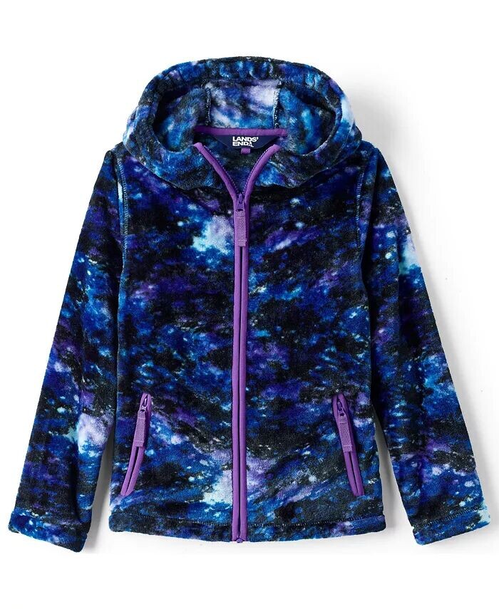 

Мягчайшая флисовая толстовка Big Girls Plus Lands' End, фиолетовый
