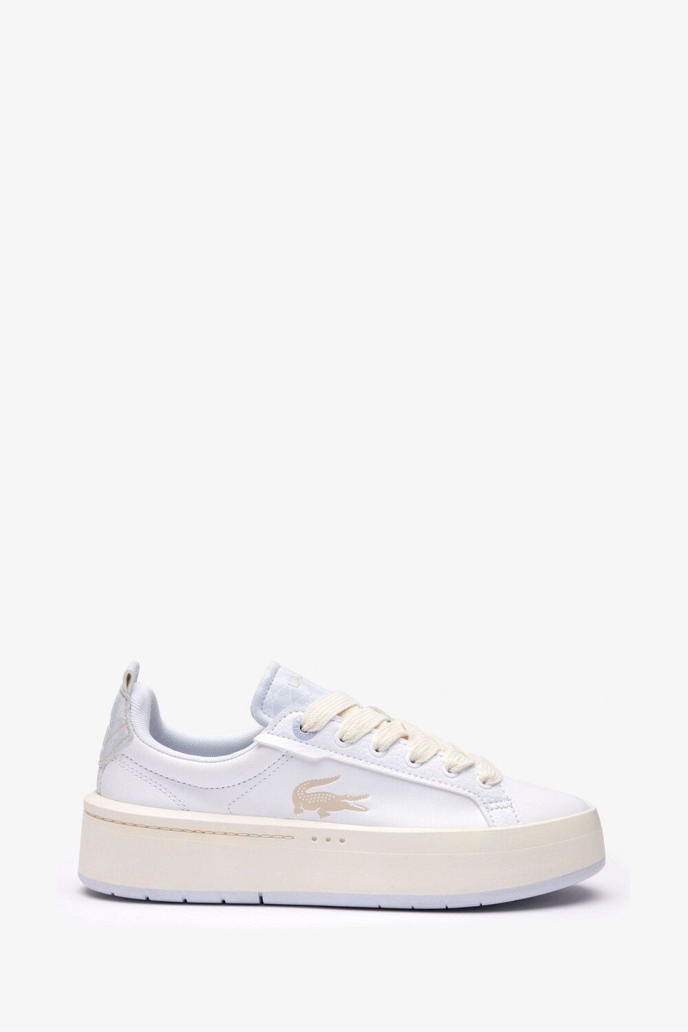 

Белые женские спортивные туфли на платформе Carnaby Lacoste, белый