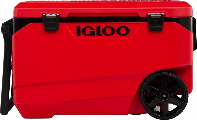 Передвижной холодильник Igloo Latitude на 90 литров, красный