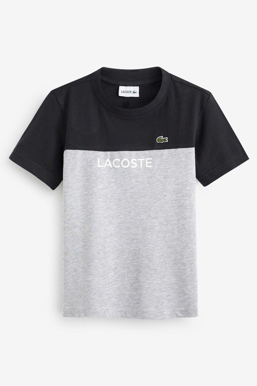 

Черная футболка Core для мальчиков с графикой Lacoste, черный