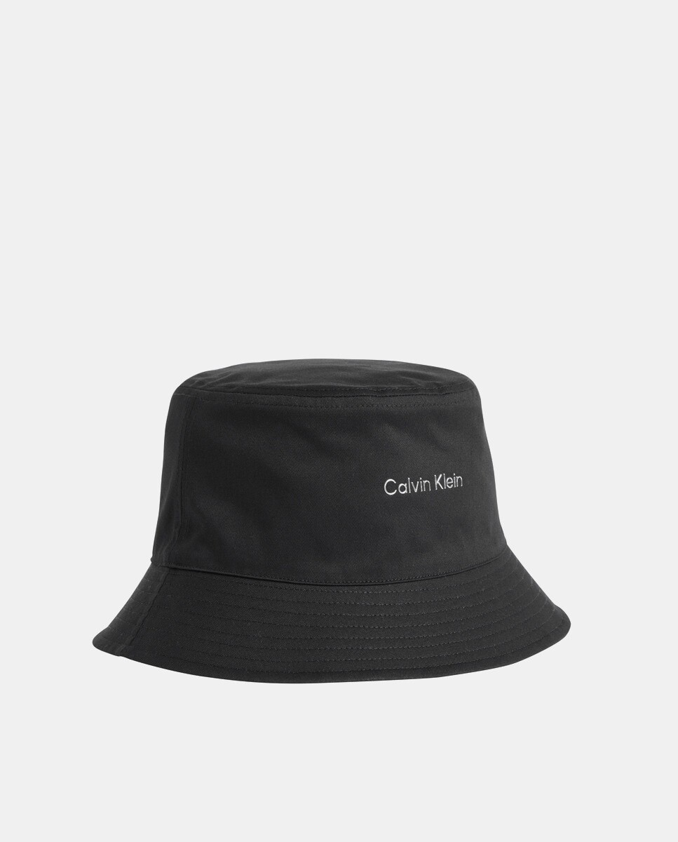 

Черная панама из органического хлопка Calvin Klein, черный