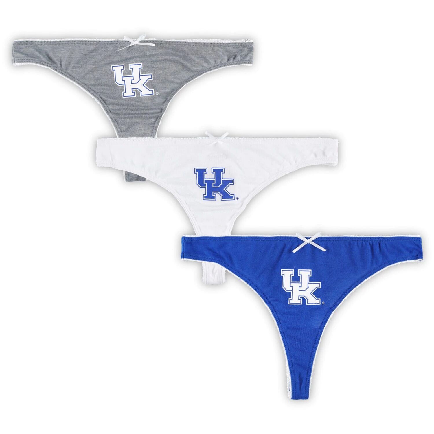 

Женский комплект из 3 стрингов с значком Kentucky Wildcats Concepts Sport Kentucky Wildcats