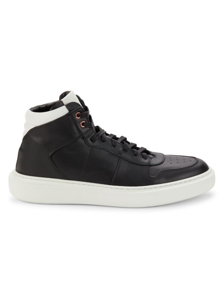 

Высокие кожаные кроссовки Legend London Good Man Brand, цвет Black White, Белый