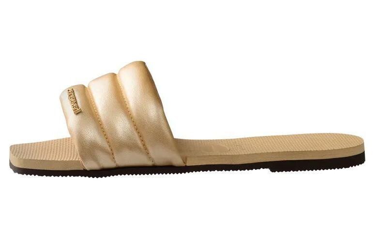 

Шлепанцы женские золотые Havaianas