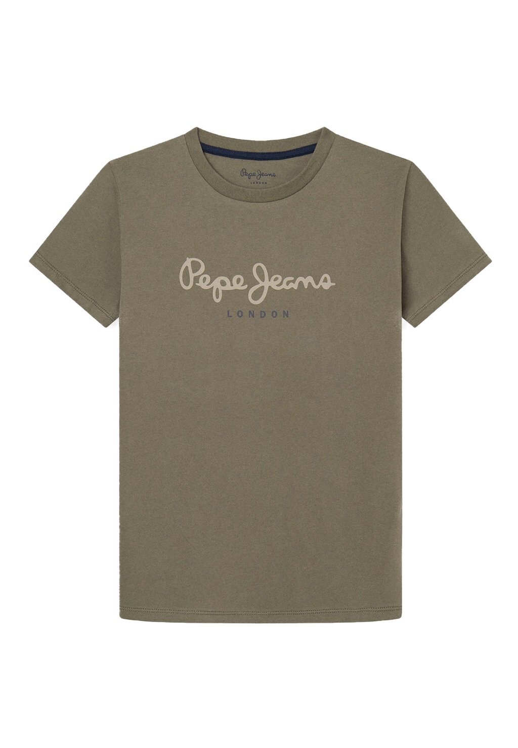 

Футболка с принтом NEW ART Pepe Jeans, цвет military green