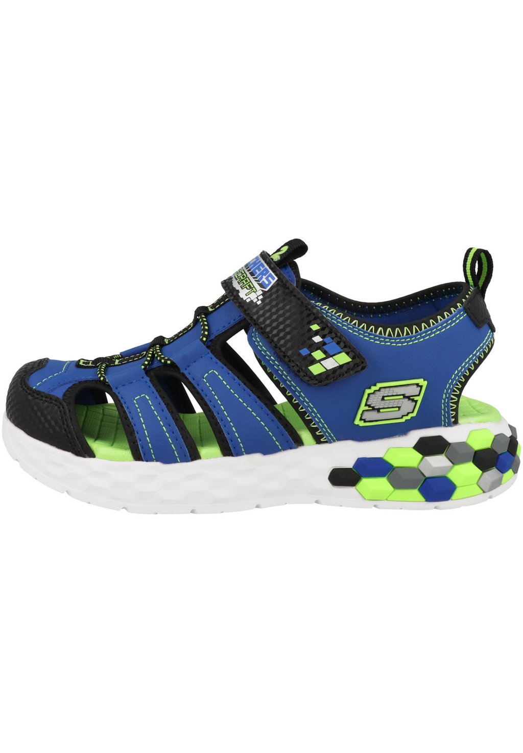 

Трекинговые сандалии MEGA-SPLASH 2.0 Skechers, цвет black blue lime