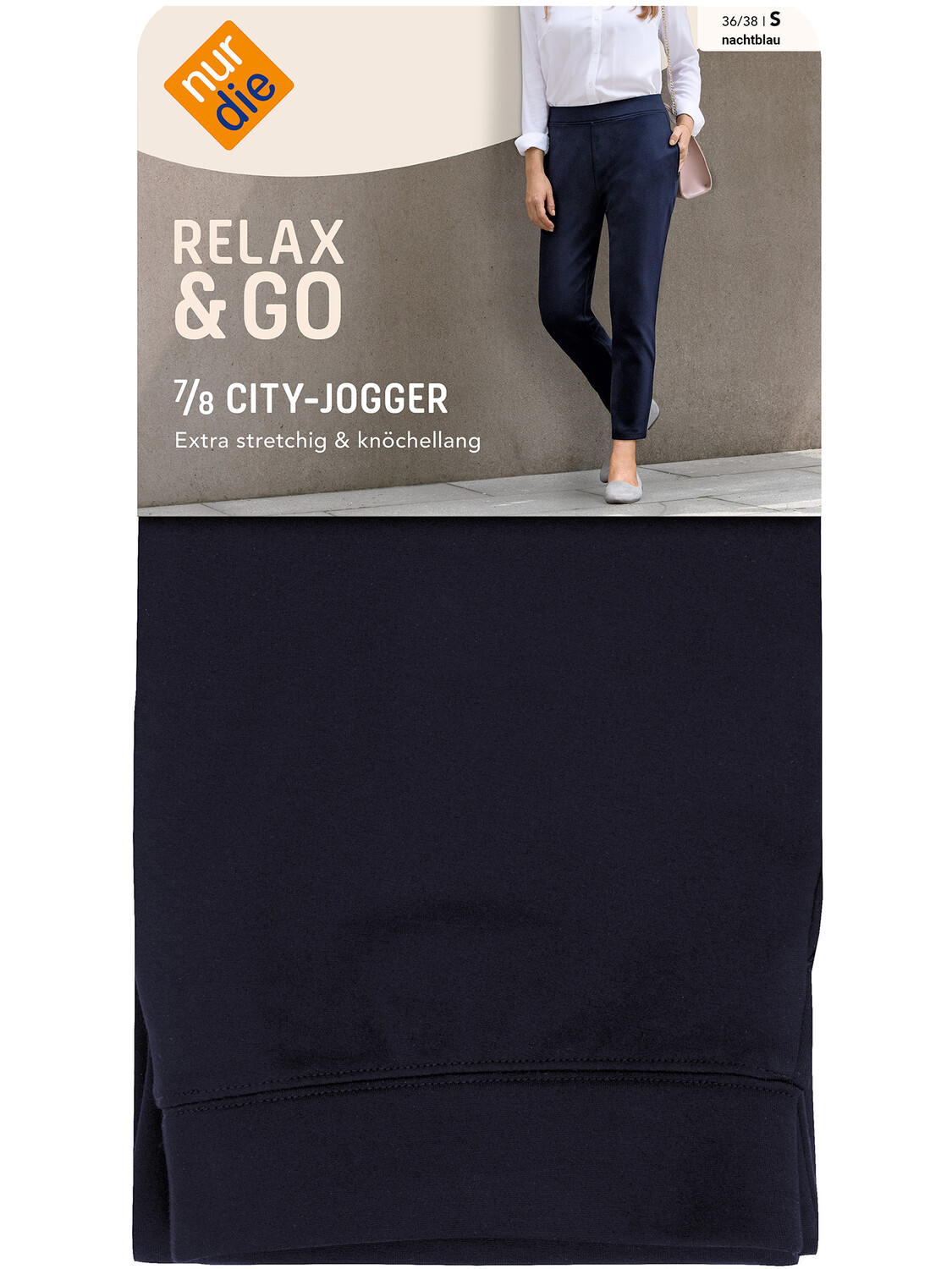 

Спортивные брюки Nur Die Relax & Go 7/8 City Jogger, синий