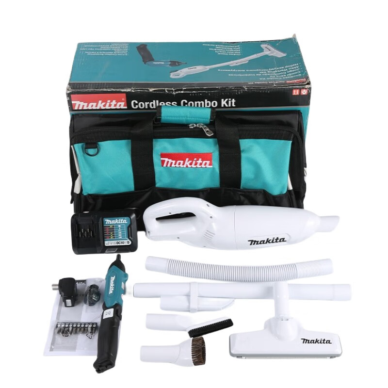 Отвертка Makita DF001DW + Пылесос Makita CL106FDWYW