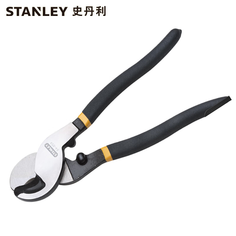 Stanley Ручные кабельные клещи STANLEY 250 мм (0–60 мм2) плоскогубцы для кабельной проволоки электрики, щипцы для резки и разрыва 84-859-22 можно изготовить по индивидуальному заказу