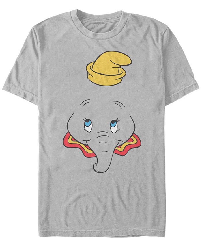 Мужская футболка Dumbo Big Face с коротким рукавом Fifth Sun, серебро дамбо