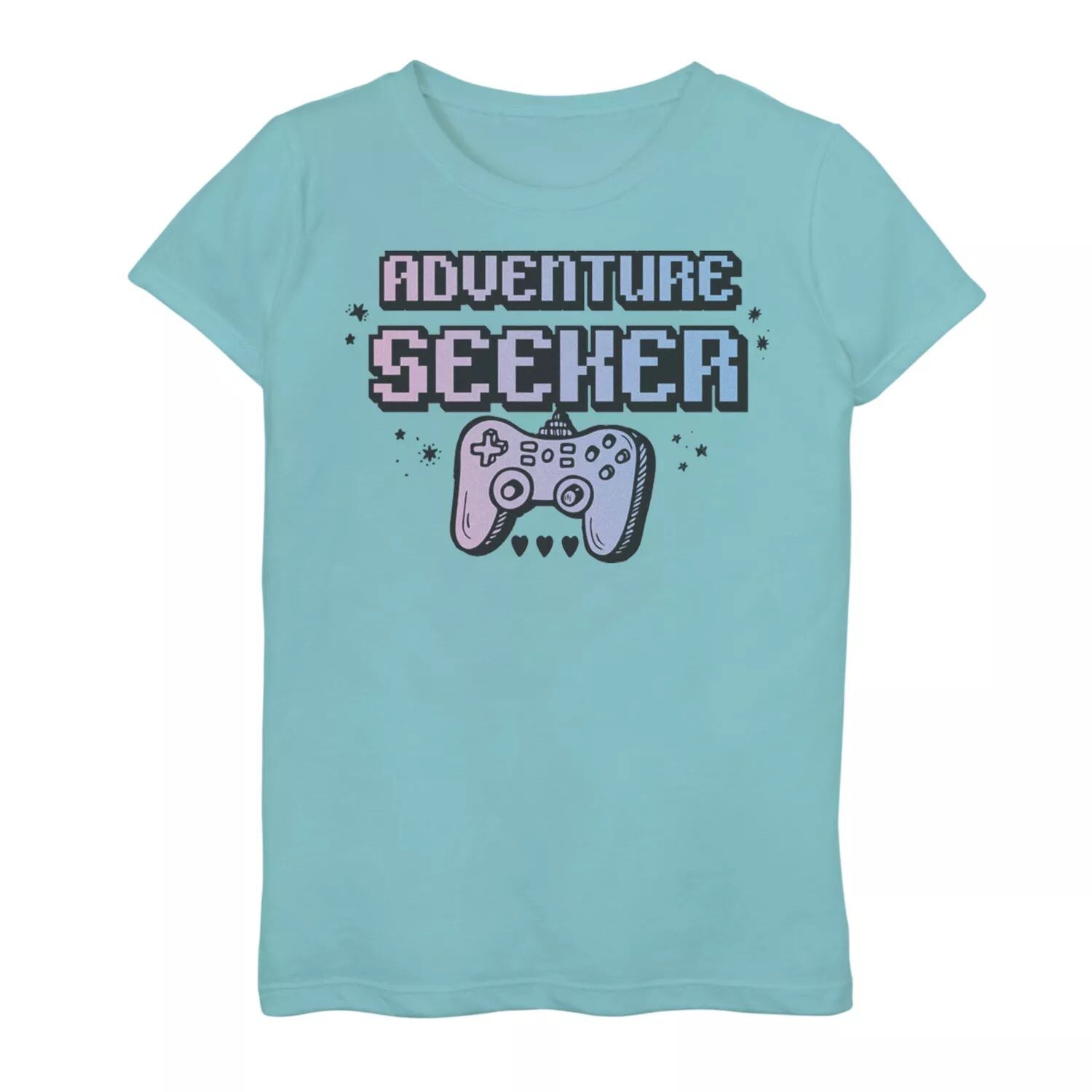 

Футболка с графическим контроллером для видеоигр для девочек 7–16 лет Adventure Seeker Licensed Character