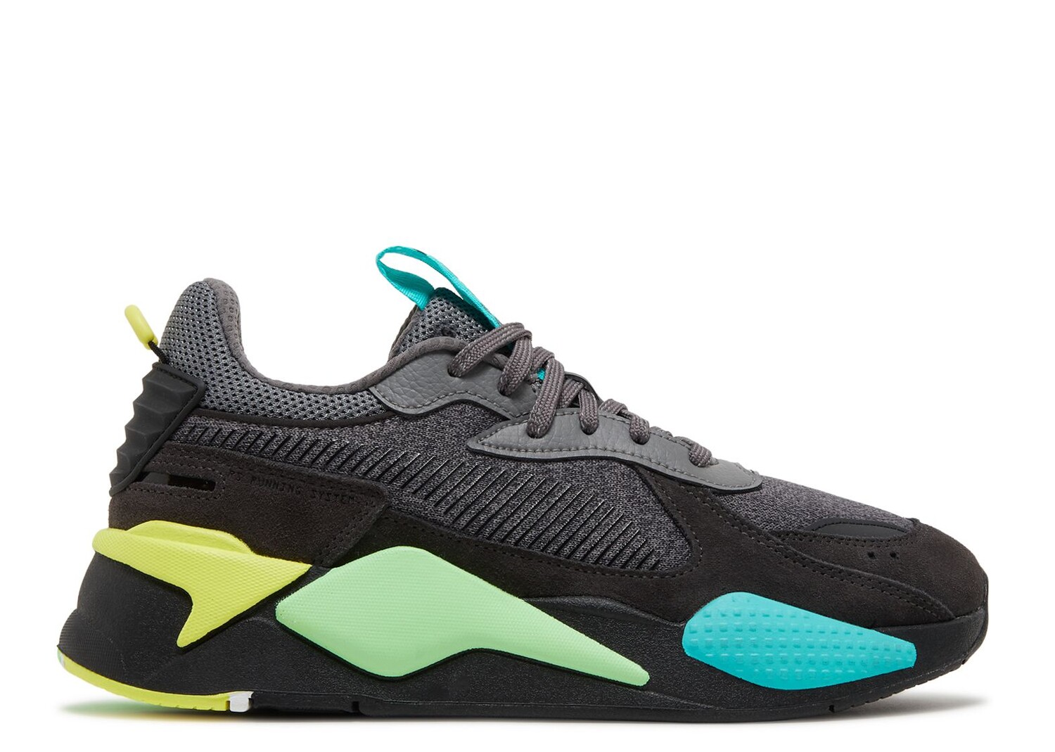 

Кроссовки Puma Rs-X Highlighter 'Castlerock Fluorescent Yellow', серый
