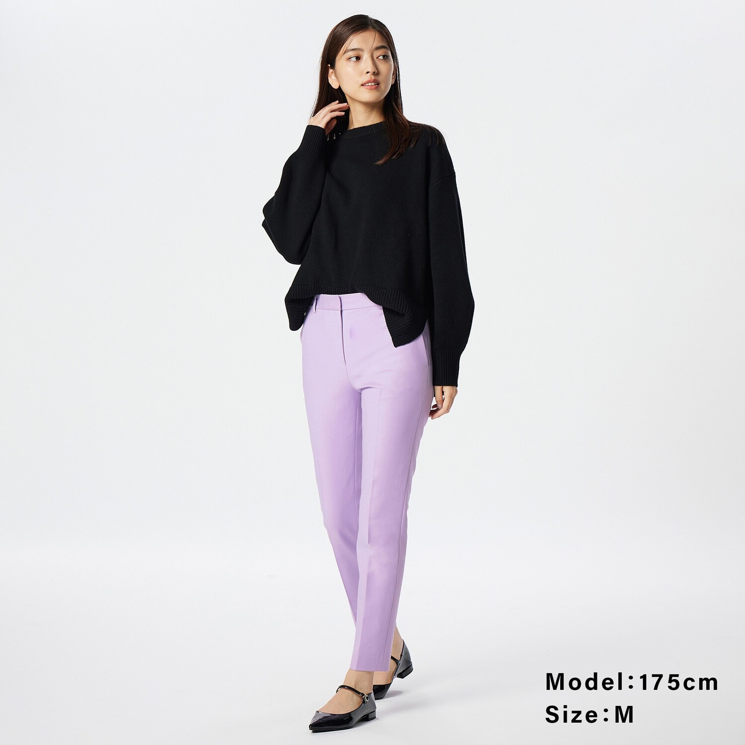 

Брюки-клеш PLUS STYLE PLST, фиолетовый