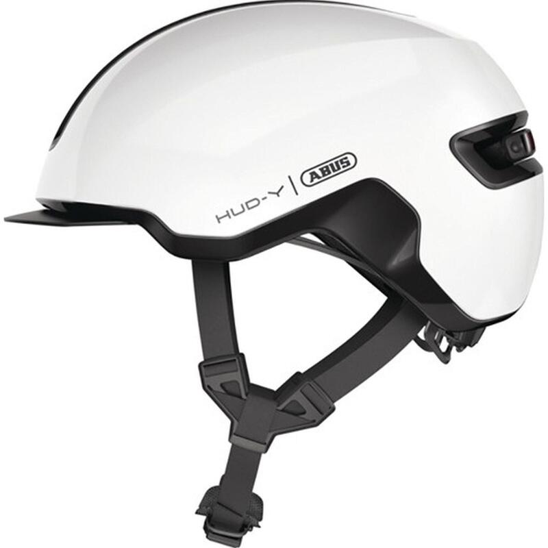 Велосипедный шлем ABUS Hud-Y Ace темно-серый, белый, цвет weiss