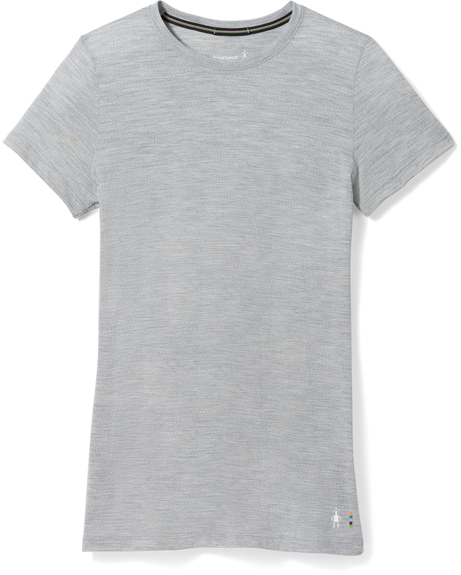 цена Классическая всесезонная футболка из шерсти мериноса – женская Smartwool, серый